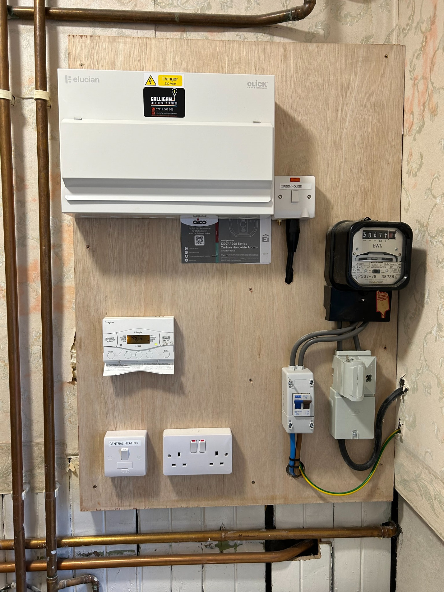 Consumer unit installation