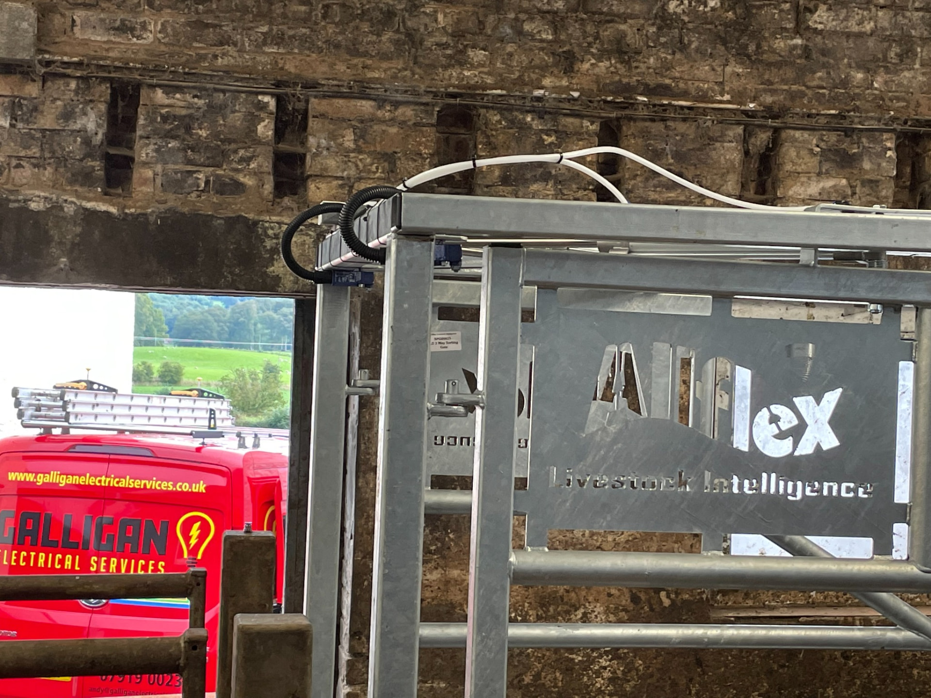 Allflex livestock system supplied and installed by Galligan Electrical Services