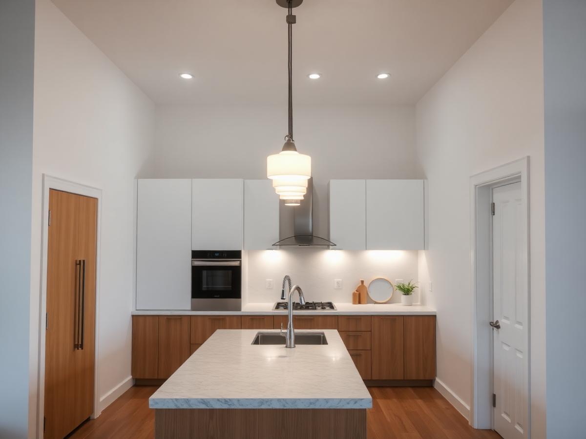 Kitchen lighting & feature lighting